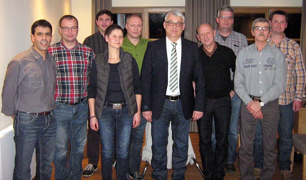 Vorstand SV Serkenrode 1955 e.V.  im Jahr 2016