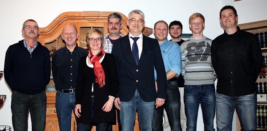 Vorstand SV Serkenrode 1955 e.V.  im Jahr 1990