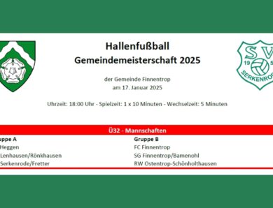 Gemeindepokal – Hallenturnier Senioren, Jugend, Ü32