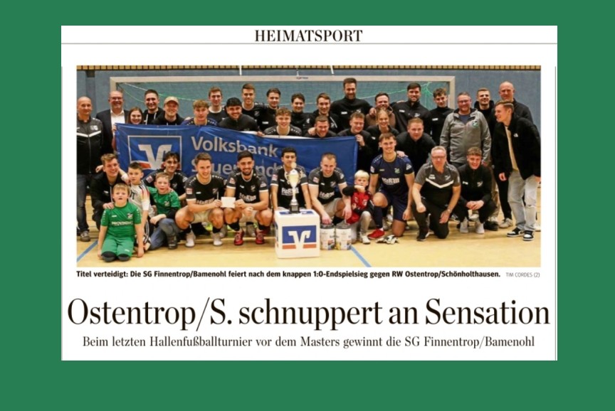 Gemeinde-Hallenpokal – WP Bericht