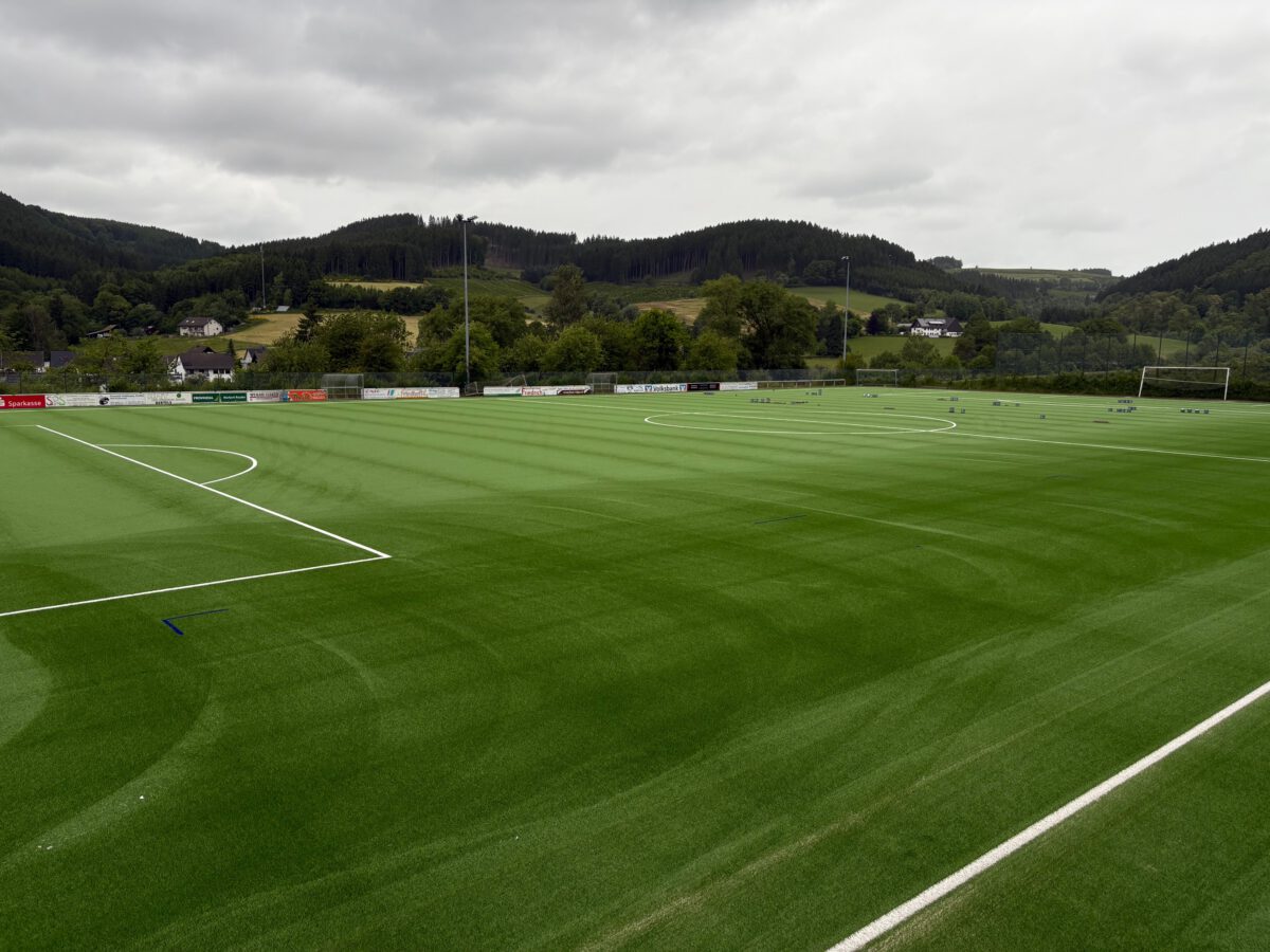 Sportplatzgrün – wird … !!!