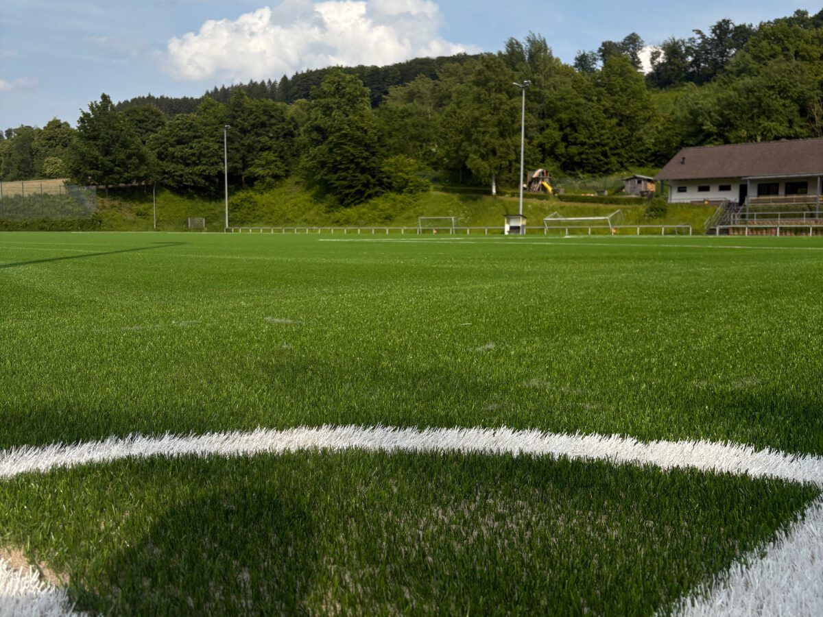 Sportplatzgrün am 02.06.25