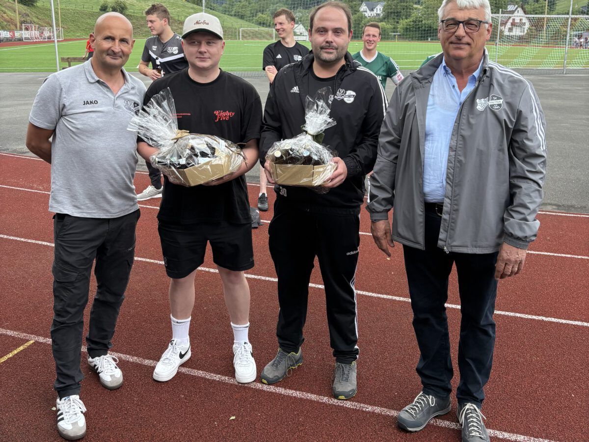 Verabschiedung der Trainer der Zweiten