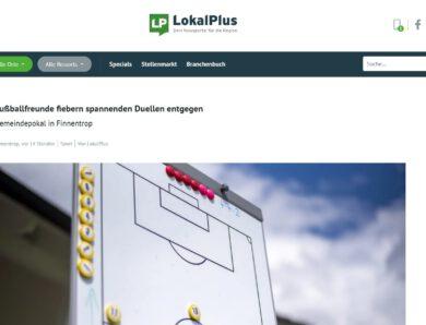 Lokalplus berichtet über Gemeindepokal
