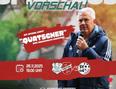 Krombacher Kreispokal Viertelfinale mit Special Guest